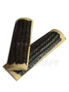 Mango de cuchillo de hueso de camello de la mejor calidad, estilo de cuerno teñido con talla de animales, mayorista directo, color negro de la India - Product Image 2