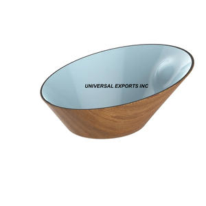 Natural Finished <b>Wooden</b> <b>Salad</b> <b>Bowl</b> Premium Quality Handmade Serving <b>Bowl</b> Classic Stylish Wholesale <b>Wooden</b> Chocolate <b>Bowl</b> - Product Image 4