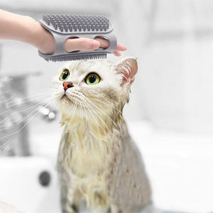 <b>Pet</b> Grooming Supplies Double-Sided Thermoplastic Rubber <b>Bath</b> Massage Gloves & Brushes for Cats Dogs - Product Image 2