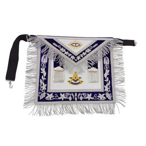 Vente chaude Tablier maçonnique à bas prix Tabliers maçonniques Regalia de haute qualité au design unique Tabliers de pavillon de couleur personnalisée - Product Image 4