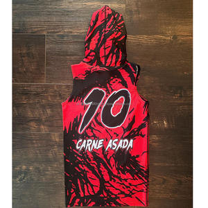 Ventes en gros d'uniformes de football américain 7V7 personnalisés imprimés par sublimation, respirants, nouveau design, vêtements de sport unisexes - Product Image 2