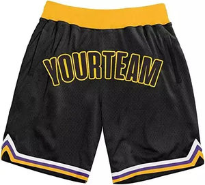 Shorts de sport pour homme en toile 100 % coton, confortables et personnalisables, motif uni, maille respirante pour un style décontracté - Product Image 1