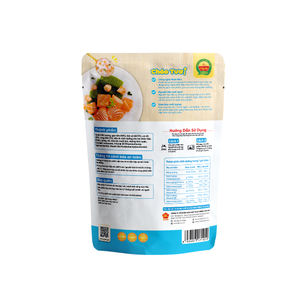 Algas marinas de salmón listas para comer gachas FCE ISO 240g HACCP certificado comida para bebés saludable MRE para adultos niños salado hecho Vietnam - Product Image 5