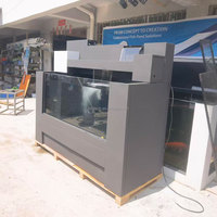 Système d'aquarium intelligent haut de gamme avec écrépineur d'huile et nettoyage automatique pour le marché européen