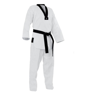 Wholesale high quality 100% cotton plain martial arts suits/uniforms Customized Easy To Wear High Quality Unisex Martial Art - Product Image 2