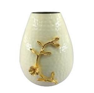 Jarrones de flores de metal con aspecto de alta calidad, florero de metal hecho a mano, florero de trompeta de metal decorativo, decoración de boda - Product Image 3