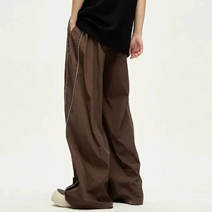 <b>Women's</b> Customised 100% Cotton Terry <b>Jogger</b> Sweatpants <b>Straight</b> <b>Leg</b> Oversized Flared Design Winter Style Custom Printed Lace - Product Image 2