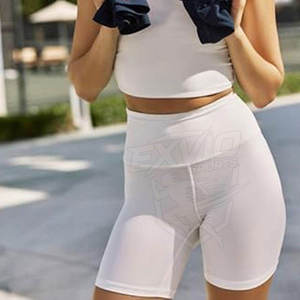 Shorts Deportivos Transpirables de Color Sólido para Mujer, Diseño Personalizado, Ropa Deportiva Informal, Shorts de Gimnasio Extra Grandes para Mujer - Product Image 3