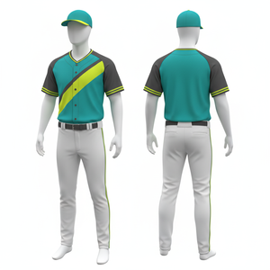 Uniforme de baseball en gros, nouvelle arrivée, maillot d'équipe personnalisé sublimé, léger, en maille, pantalon - Product Image 2