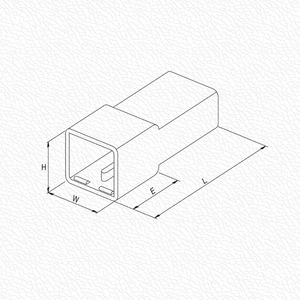 Conector de Cable Hembra de 12V con Contactos de Latón y Carcasa de Nylon para Conexiones de Cables - Product Image 3