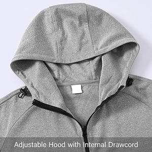 Top Venta de alta calidad gris cremallera chándales hombres 2025 nuevos hombres moda Casual gimnasio chándales logotipo personalizado JoggerSuit para hombres - Product Image 3