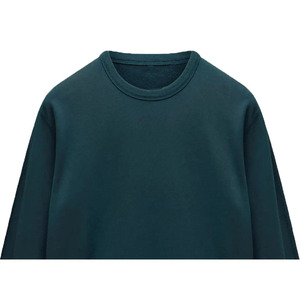 Sudadera de Cuello Redondo para Hombre, Premium, 100% Algodón, Tejido de Punto Sólido, Ecológica, Transpirable, con Diseño Estampado en Relieve, Tela de 240g - Product Image 4