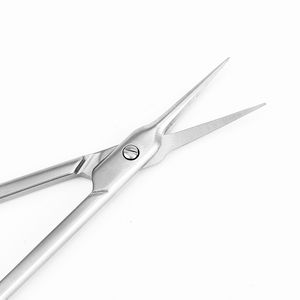 Ciseaux à cuticules personnalisés avec logo privé, style russe, pour droitiers, en acier inoxydable, lame incurvée et tranchante, pour la beauté des ongles - Product Image 2