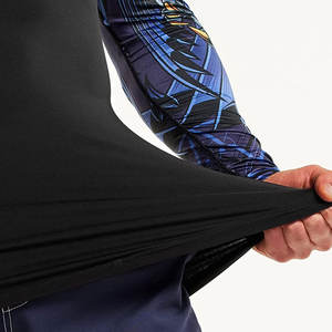 Vêtements décontractés doux et chauds pour l'automne et l'hiver, manches longues, design personnalisé, Rash Guard pour hommes, manches longues, design personnalisé, respirant, Rash Guard pour hommes - Product Image 5