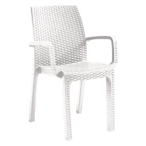 SEDIA IN POLIPROPILENE 'VERONA ARMCHAIR' bianco - Product Image 1