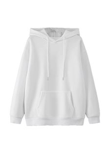 เสื้อผ้าผู้ชายแบบมีฮู้ดผ้าคอตตอน100% ปักลายด้วยพัฟสีขาวโลโก้ออกแบบได้ตามต้องการ - Product Image 5