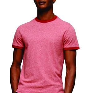 Venta al por mayor de los hombres del músculo camiseta con mangas con tapa personalizada Ringer camisa para el entrenamiento y la moda al aire libre de los hombres ropa de entrenamiento - Product Image 3