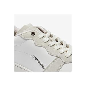 Scarpe da passeggio uomo-bianche/pelle-Walk Protect