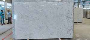 Style de conception de grande dalle dalle en pierre polie blanche coloniale moderne - Product Image 4