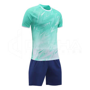 Uniformes de fútbol de poliéster 100% personalizados, camisetas y kits de fútbol de equipo de entrenamiento de nuevo diseño - Product Image 1