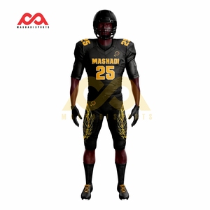 Uniformes de fútbol americano bordados totalmente personalizados Impresión por sublimación Precio barato Hombres Ropa de fútbol americano - Product Image 2