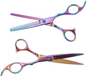 กรรไกรตัดผมทรงแบนดีไซน์แฟชั่นใหม่ขนาด6.0นิ้ว - Product Image 1