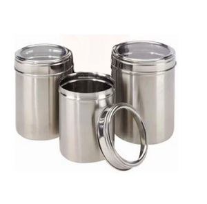 Contenedor de almacenamiento galvanizado duradero perfecto para despensa de cocina té café azúcar y granja estilo Vintage - Product Image 3