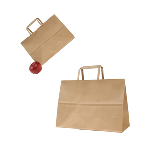 ถุงกระดาษพกพาสำหรับผลไม้และผักพร้อมด้ามจับย่อยสลายได้เป็นมิตรต่อสิ่งแวดล้อมขายส่งจากแบรนด์เวียดนาม - Product Image 5