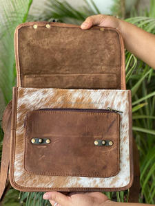 حقائب يدوية جديدة مصنوعة من جلد الماشية الحقيقي للنساء حقائب كاجوال أنيقة من الجلد الغربي عالية الجودة حقائب كروس مصنوعة من الجلد - Product Image 5