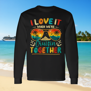 Magliette a Maniche Lunghe Cruise Squad 2026, Abbigliamento Coordinato per Amici, Famiglia e Coppie, T-Shirt Promozionali Personalizzabili - Product Image 3