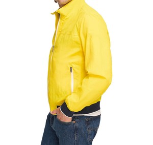 Chaqueta de cuero universitaria informal de talla grande para hombre, diseño acanalado de bloque de Color de invierno con bordado de chenilla, servicio OEM de otoño - Product Image 4
