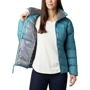 Chaqueta acolchada informal de estilo Letterman con logotipo personalizado 2025 para mujer, chaqueta de invierno de lona Softshell cómoda de calidad superior - Product Image 3