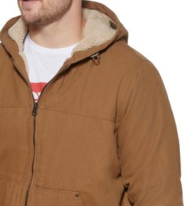 Nuevas chaquetas de lona de algodón resistente al agua para hombre, chaqueta de invierno de estilo deportivo de gran tamaño resistente al agua para hombre - Product Image 4