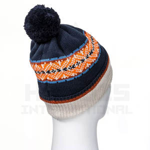 Premium Quality Customized OEM Fashionable <b>Beanie</b> <b>Hats</b> High Quality for <b>Men</b> and Women Design for Travel Jacquard <b>Beanies</b> - Product Image 5
