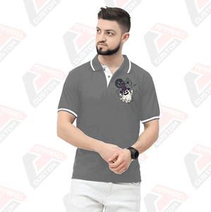 Firma de mujer a rayas para camiseta transpirable con estilo ecológico Denim Batik telas de pana parches elegantes de verano - Product Image 1