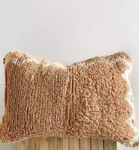 Funda de Almohada Marroquí Anudada a Mano, Cubierta de Cojín de Lana, Vintage, Sofá, Hogar, Hotel, Hecho a Mano - Product Image 1