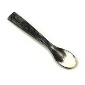 Cuillère en corne naturelle de qualité supérieure, style animal, fabriquée à la main avec un bloc d'agate poli, artisanat naturel - Product Image 1