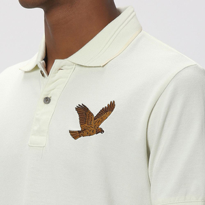 Ropa informal transpirable de alta calidad, Polo bordado para hombre, ropa de calle completamente personalizada, Polo bordado para hombre - Product Image 4