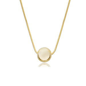 สร้อยคอจี้โซ่รูปงูแบบเรียบนำโชค925เงินแท้เครื่องประดับแฮนด์เมดสไตล์ตุรกี - Product Image 3