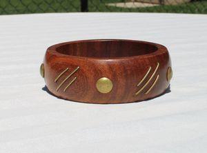 MAKING Unique Design Wooden Bangle and Bracelet Customized Size Wooden Bracelets Bangle Handmade <b>Flower</b> Wooden Bangle Cuff - Product Image 3
