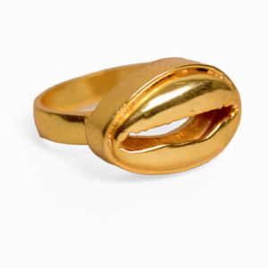 Último diseñador Anillo de latón 18K Chapado en oro Shell Joyería de moda para Mujeres Hombres para compromiso Accesorios al por mayor - Product Image 1