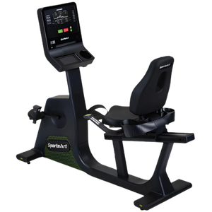 SportsArt Elite Eco-Powr Recumbent <b>Exercise</b> <b>Bike</b> for Indoor Cycling Workouts Gym Training Spaces - Product Image 5