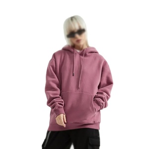 Custom Logo Hooded Sweatshirt Fitness Sportswear Supplier <b>Top</b> Quality Heavyweight 100% Cotton Blank Hoodies For <b>Women</b> - Product Image 2