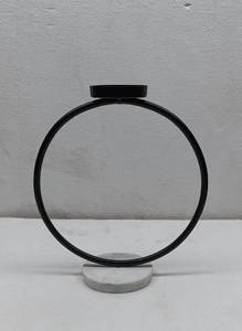 Bougeoir en aluminium doré moderne Bougeoir en aluminium massif moulé Bougeoir moderniste pour la décoration de la maison et de l'événement - Product Image 5