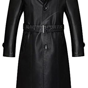 Abrigo de Cuero Genuino para Hombre, Invierno 2026, Transpirable, de Secado Rápido, Cuello Mao, Alta Calidad a Bajo Precio - Product Image 6