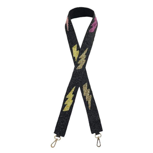 สายกีตาร์ลูกปัดทำด้วยมือสีดำสีขาวและสีทองประดับด้วยกระเป๋าลายดาวออกแบบด้วยมือเครื่องประดับแฟชั่นปักด้วยมือ - Product Image 5