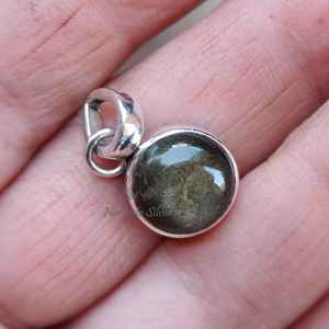 925 Sterling Silver Handmade Pendant Gold Sheen Obsidian Gemstone Jewelry Natural Obsidian Number Pattern November <b>Gift</b> <b>for</b> <b>Her</b> - Product Image 4