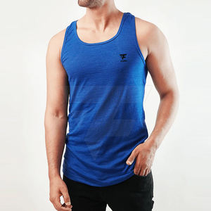 Vente chaude hommes à séchage rapide débardeur couleur unie sans manches formation vêtements de sport pour la musculation - Product Image 5