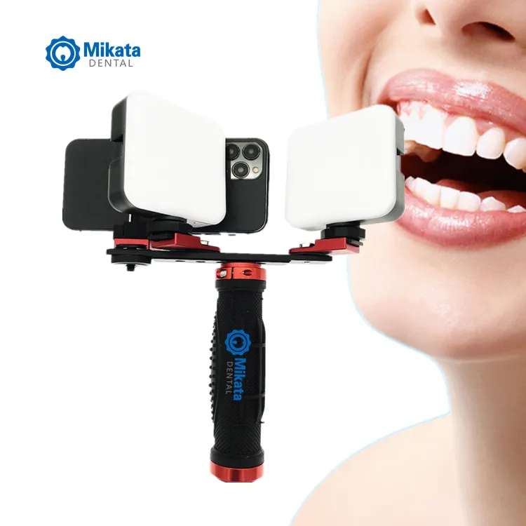 Dental Photography equipment Oral Led Flash Filling light Mobile phone Holder dental camera stand selfie stick