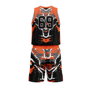 Offre Spéciale nouveau Design basket-ball uniforme ensemble Logo personnalisé 100% Polyester unisexe adulte respirant usine directe meilleure qualité - Product Image 2